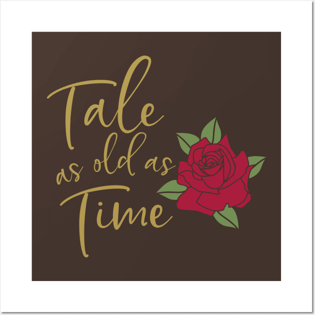 Beauty And The Beast Quote Wall Art by Fenn